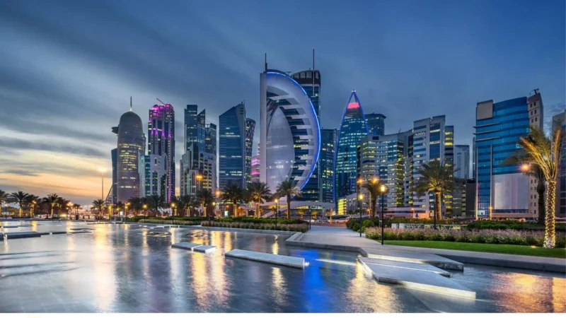 Doha sky view