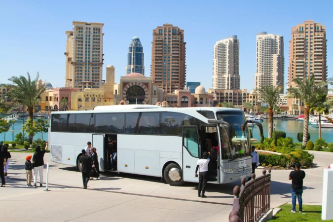 doha bus tour to pearl