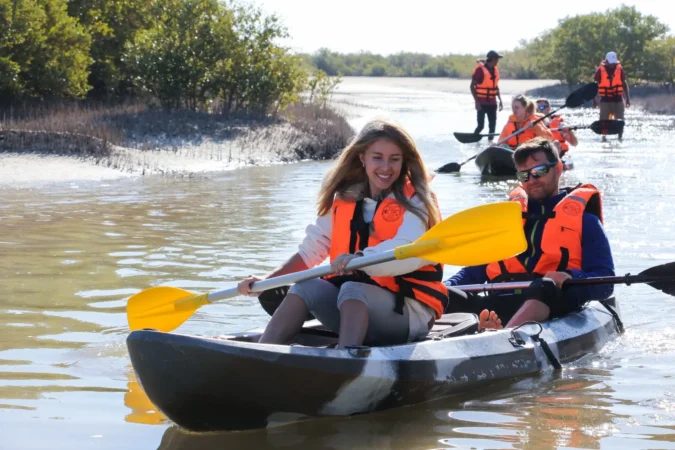 people enjoying kayaking in qatar