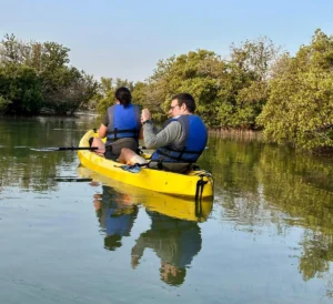 kayaking in qatar with discover arabia