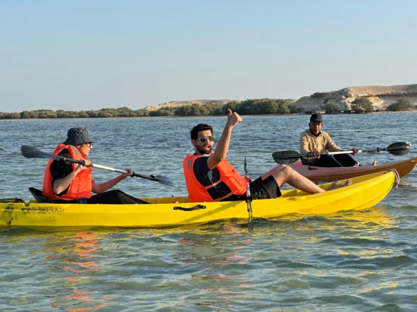 sunset kayaking in qatar