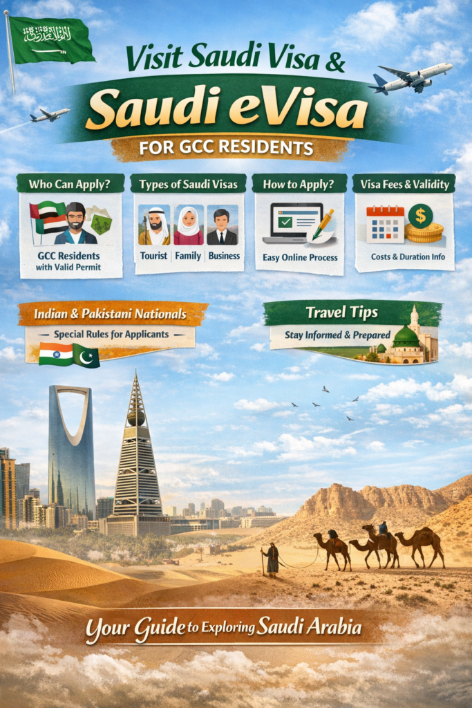 saudi visit visa and Saudi e-visa