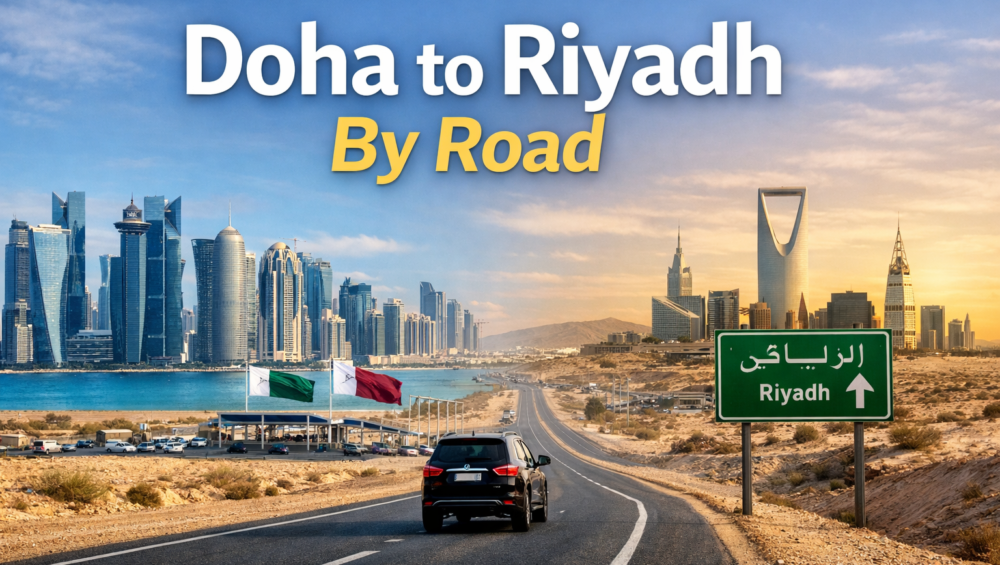 doha to riyadh transfer by road