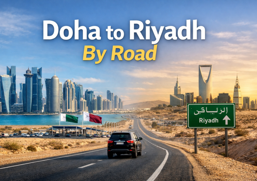 doha to riyadh transfer by road