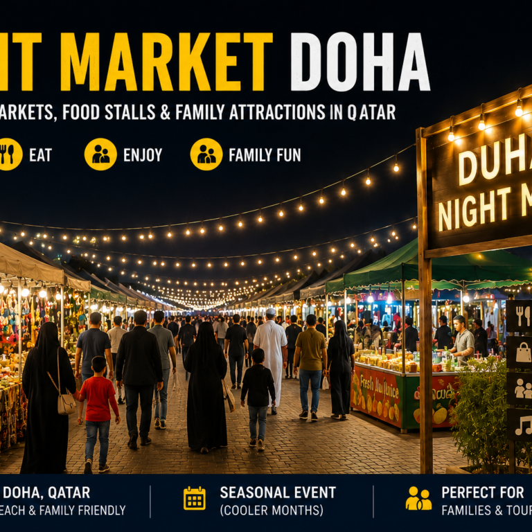 night market doha qatar with discover arabia