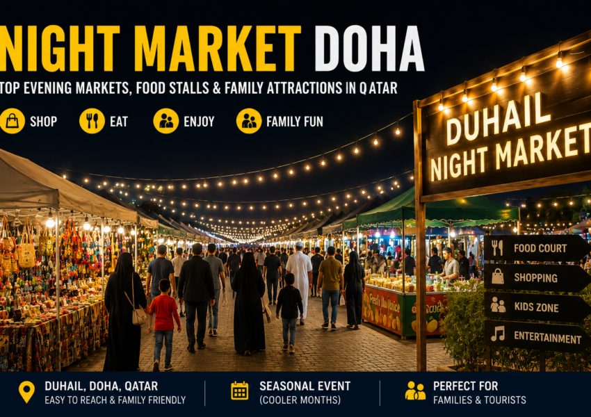 night market doha qatar with discover arabia