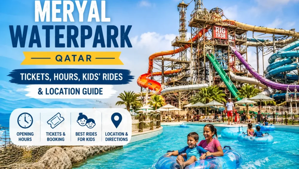 Meryal water park in qatar