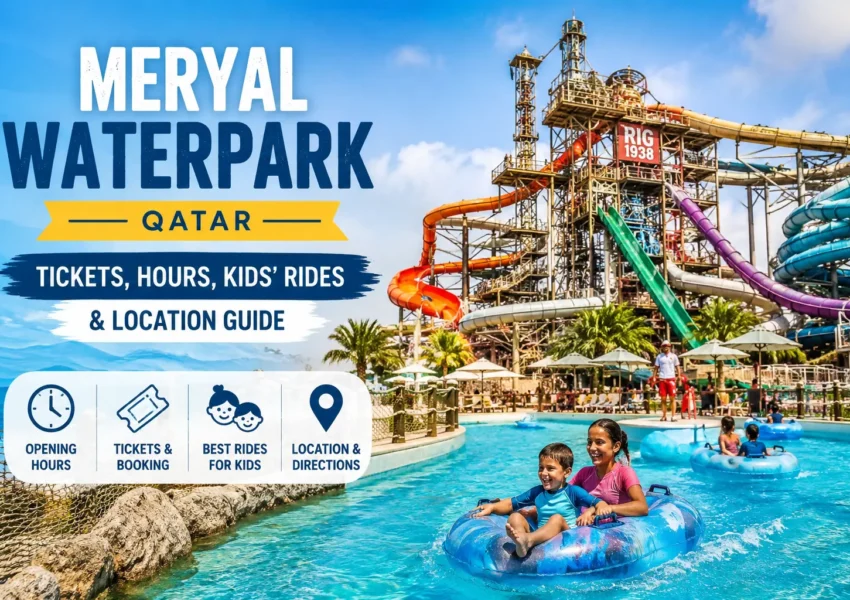 Meryal water park in qatar